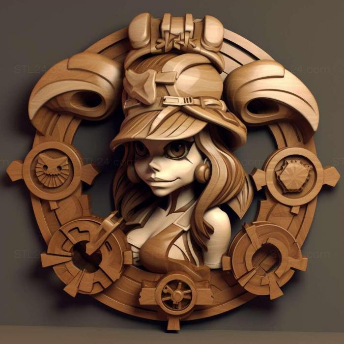 Games (Skullgirls 2, GAMES_34882) 3D models for cnc